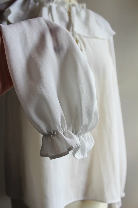 Primark White Ruffled Blouse – photo 4